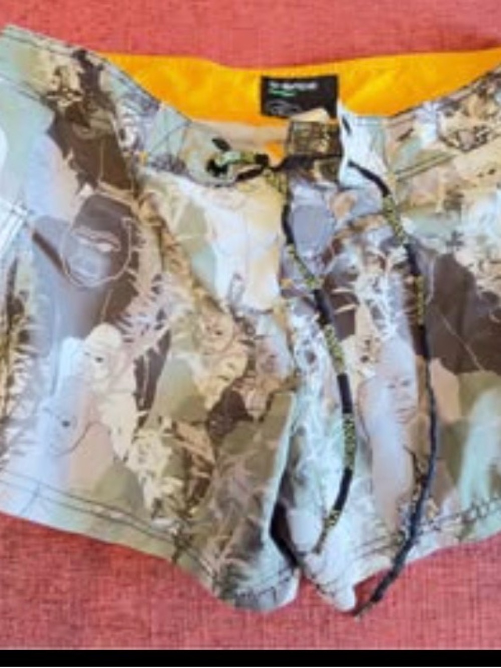 Rare Y2K Energie Seawear Gorilla Print Swim Trunks
